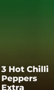 3 Hot Chilli Peppers Extra